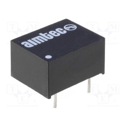 1 pcs x AIMTEC - AM1P-1212SH30Z - Converter: DC/DC, 1W, Uin: 10.8÷13.2V, Uout: 12VDC, Iout: 83mA, DIP8
