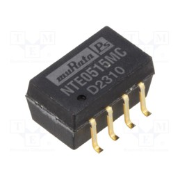 1 pcs x Murata Power Solutions - NTE0515MC - Converter: DC/DC, 1W, Uin: 4.5÷5.5V, Uout: 15VDC, Iout: 66mA, SMD