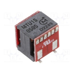 1 pcs x Murata Power Solutions - MTU1S0505MC - Converter: DC/DC, 1W, Uin: 4.5÷5.5V, Uout: 5VDC, Iout: 200mA, SMD