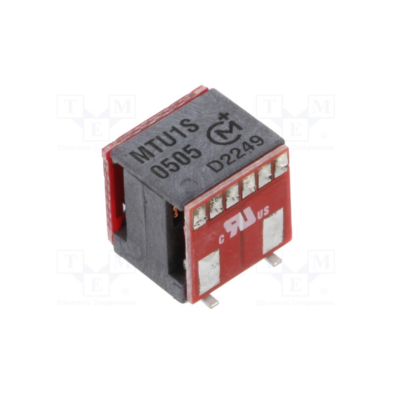 1 pcs x Murata Power Solutions - MTU1S0505MC - Converter: DC/DC, 1W, Uin: 4.5÷5.5V, Uout: 5VDC, Iout: 200mA, SMD