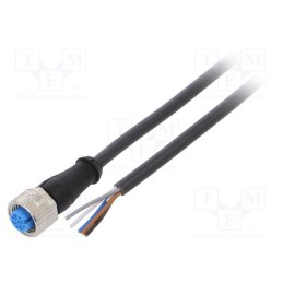 1 pcs x SICK - YF2A15-020UB5XLEAX - Connection lead, M12, PIN: 5, straight, 2m, plug, 125VAC, 4A, IP67