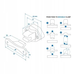 Door lock, movable latch, catch, white stopper