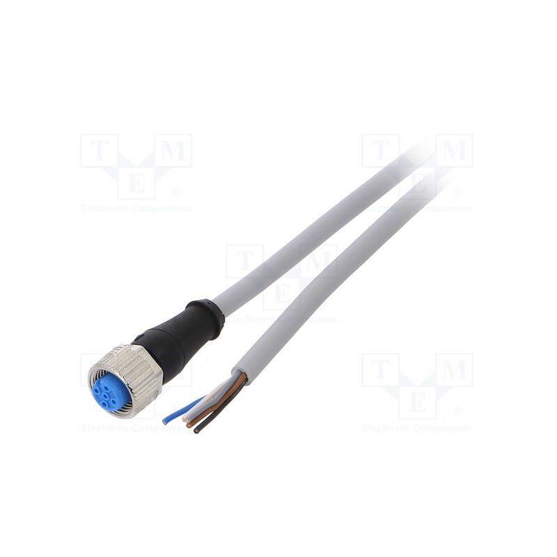 1 pcs x SICK - YF2A15-050VB5XLEAX - Connection lead, M12, PIN: 5, straight, 5m, plug, 125VAC, 4A, IP67