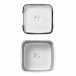 Rectangular bowl with proplus drain