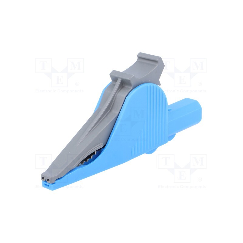 1 pcs x ELECTRO-PJP - 5066-IEC-BL - Crocodile clip, 36A, 1kVDC, blue, Grip capac: max.41mm