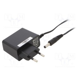 1 pcs x POS - POSC12050A-1748 - Power supply: switched-mode, plug, 12VDC, 0.5A, 6W, Plug: EU, 78.88%