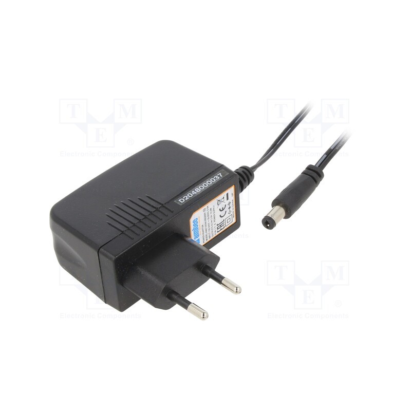 1 pcs x AIMTEC - AMA12ER4-050200Y - Power supply: switched-mode, plug, 5VDC, 2A, 10W, Plug: EU, 79%