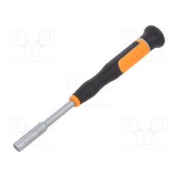 1 pcs x BETA - 12570088 - Screwdriver, 6-angles socket, precision, 60mm, Socket: HEX 5,5mm