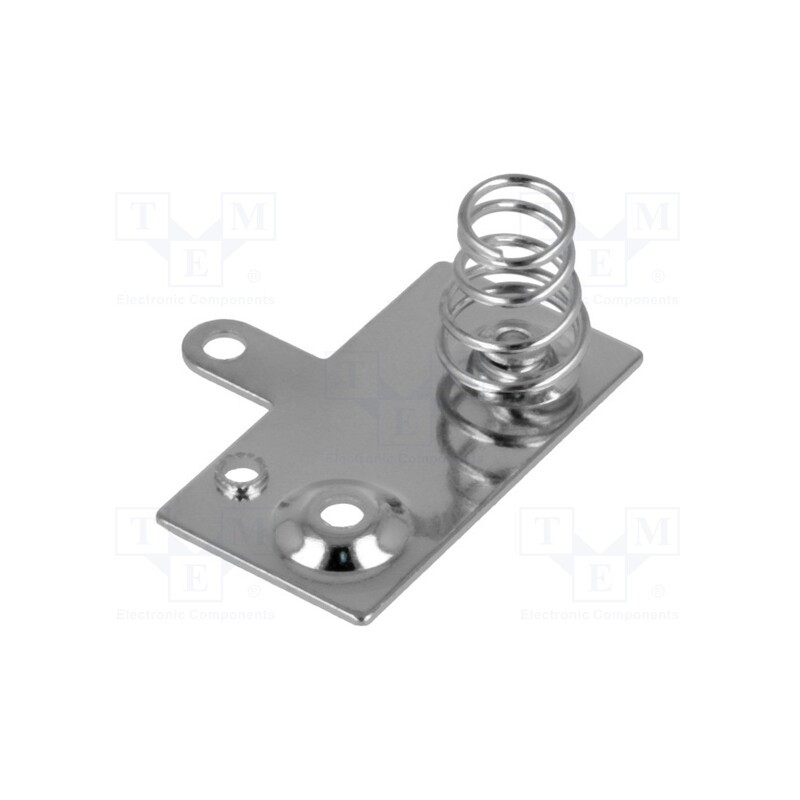 1 pcs x KEYSTONE - 5211 - Button-like/spring contact(right), AA,R6, Batt.no: 2, soldered