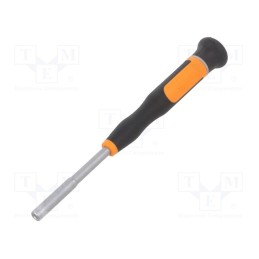 1 pcs x BETA - 12570086 - Screwdriver, 6-angles socket, precision, 60mm, Socket: HEX 4mm