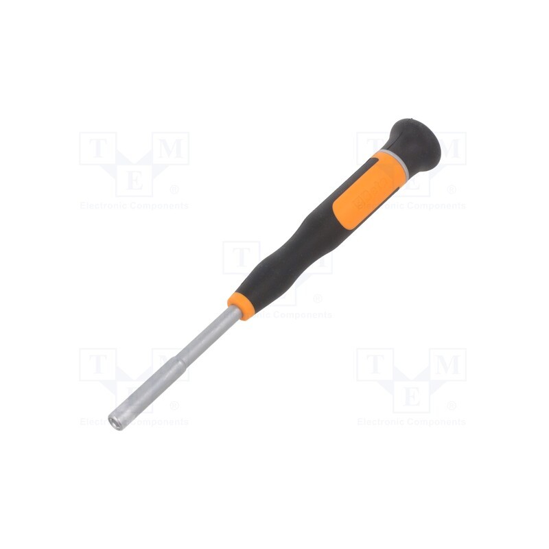 1 pcs x BETA - 12570086 - Screwdriver, 6-angles socket, precision, 60mm, Socket: HEX 4mm