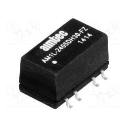 1 pcs x AIMTEC - AM1L-2405DH30-FZ - Converter: DC/DC, 1W, Uin: 21.6÷26.4V, Uout: 5VDC, Uout2: -5VDC, SMD