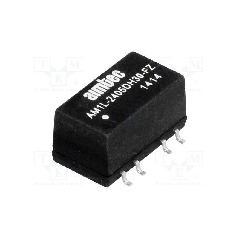 1 pcs x AIMTEC - AM1L-2405DH30-FZ - Converter: DC/DC, 1W, Uin: 21.6÷26.4V, Uout: 5VDC, Uout2: -5VDC, SMD
