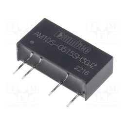 1 pcs x AIMTEC - AM1DS-0515SH30JZ - Converter: DC/DC, 1W, Uin: 4.5÷5.5V, Uout: 15VDC, Iout: 67mA, SIP7