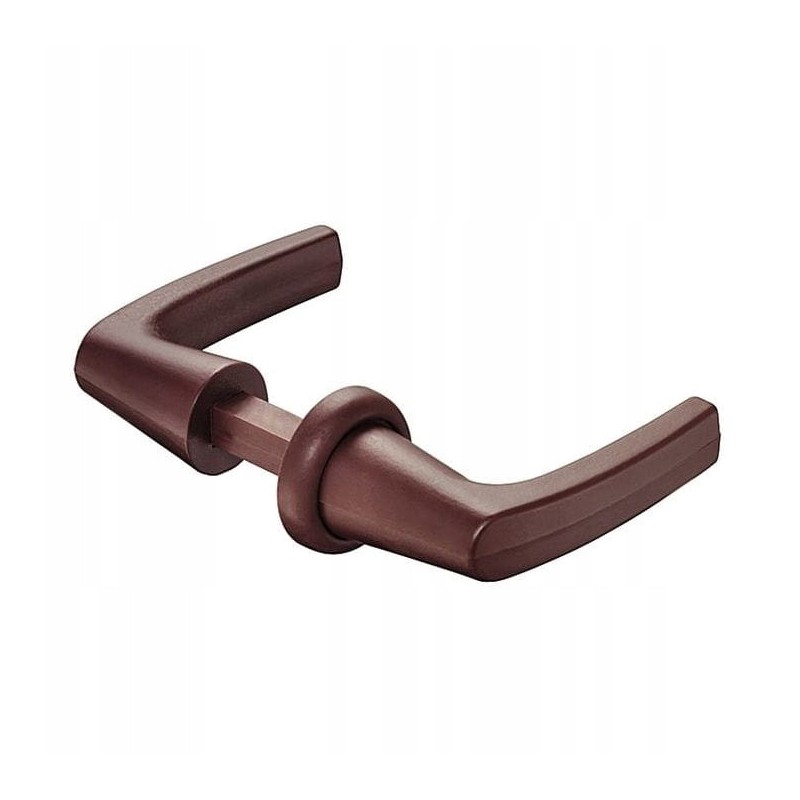 Bathroom door handle, toilet, double-sided lock, 7mm