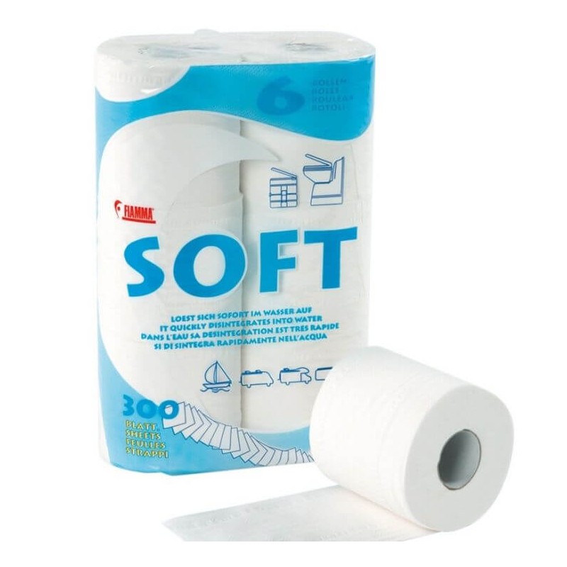 Camping toilet paper 2 layers softfiamma