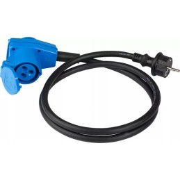 Connection cee adapter 1 5 m 230v cee angle female