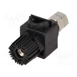 1 pcs x CLIFF - CL159825BA - Socket, 4mm banana, 60A, 60VDC, black, 64mm, Contacts: nickel, 30mΩ