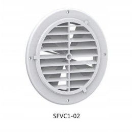 Round ventilation grille 164 mm with valve