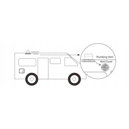 Round ventilation grille 164 mm with valve