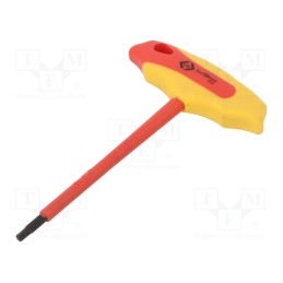 1 pcs x C.K - T4422 03 - Screwdriver, insulated, hex key, HEX 3mm, Blade length: 100mm