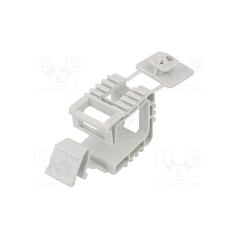 1 pcs x OBO BETTERMANN - 48122 - Holder, polyamide, light grey, Cable P-clips,NYM 3x1,5