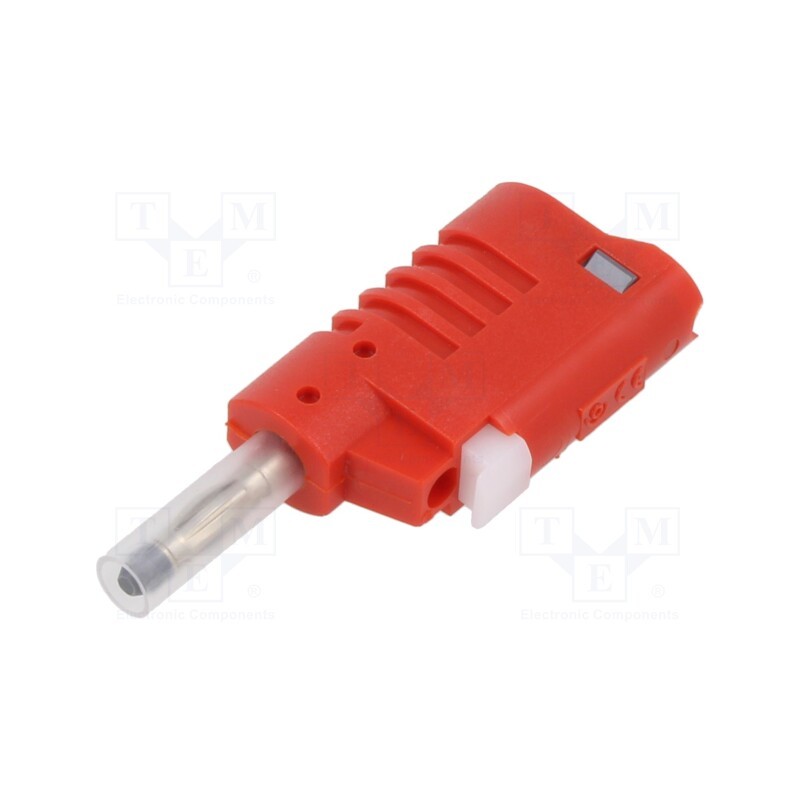 1 pcs x ELECTRO-PJP - PJ1089-B - Plug, 4mm banana, 36A, 30VAC, 60VDC, black, insulated, 58.6mm