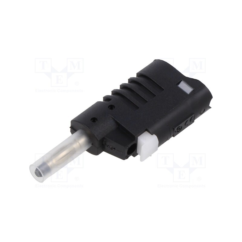 1 pcs x ELECTRO-PJP - PJ1089-R - Plug, 4mm banana, 36A, 30VAC, 60VDC, red, insulated, 58.6mm