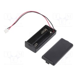 1 pcs x KEYSTONE - 2489CN - Holder, AAA,R03, Batt.no: 2, 3pin,leads 150mm,terminal