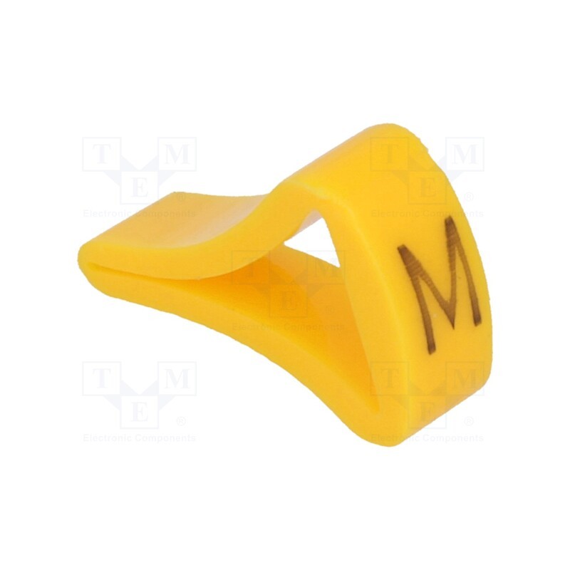 1 pcg x KURANT - MZ-3/M -AS - Markers, Marking: M, 6÷10.5mm, H: 16mm, A: 10mm, -30÷100°C, leaded