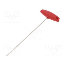 1 pcs x WIHA - 907 - Wrench, hex key, HEX 2,5mm, Overall len: 226mm, Kind of handle: T