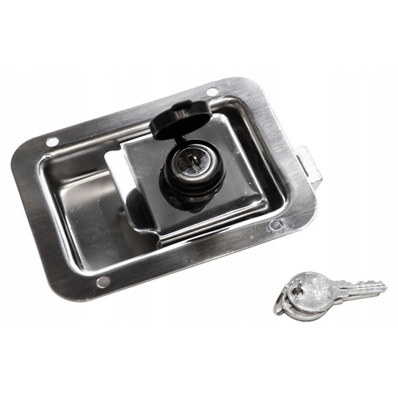 Lock, handle, isotherm, refrigerated container, locker, storage compartment