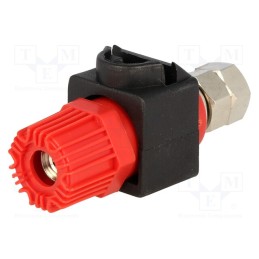 1 pcs x CLIFF - CL159825RA - Socket, 4mm banana, 60A, 60VDC, red, 64mm, Contacts: nickel, 30mΩ