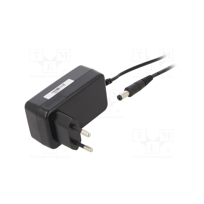 1 pcs x POS - POSC24100A-H-2555 - Power supply: switched-mode, plug, 24VDC, 1A, 24W, Plug: EU, 86.16%