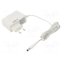 1 pcs x POS - POSC24100A-2555-WH - Power supply: switched-mode, plug, 24VDC, 1A, 24W, Plug: EU, 86.16%