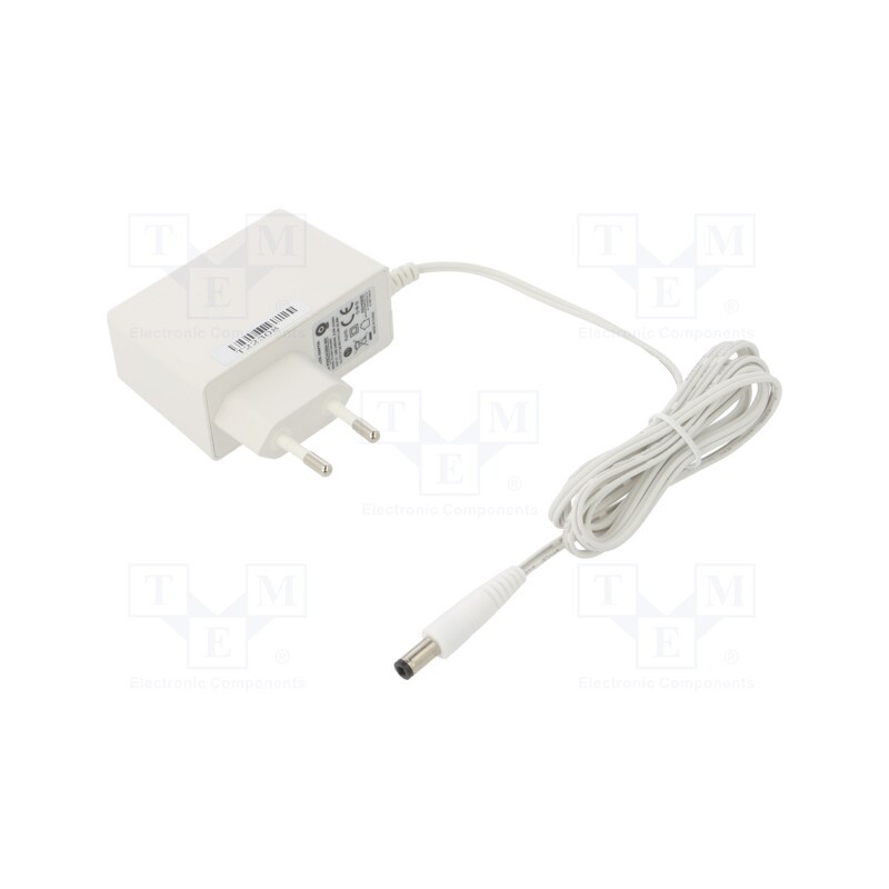 1 pcs x POS - POSC24100A-2555-WH - Power supply: switched-mode, plug, 24VDC, 1A, 24W, Plug: EU, 86.16%