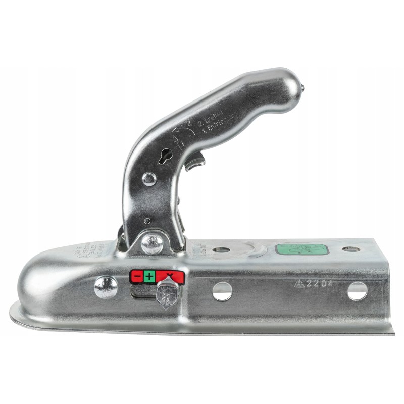 Ball hitch for a 750kg Knott trailer with a 60mm square drawbar