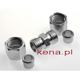 Screw connector for pipe 8-8mm, gas installation