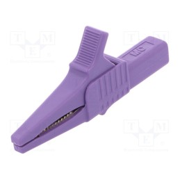 1 pcs x STu00c4UBLI - 66.9755-26 - Crocodile clip, 32A, 1kVDC, violet, Grip capac: max.20mm