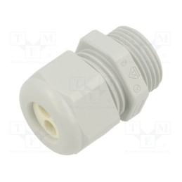 1 pcs x HUMMEL - 1.597.2003.50 - Cable gland, multi-hole, M20, 1.5, IP65, polyamide, grey, 5mm