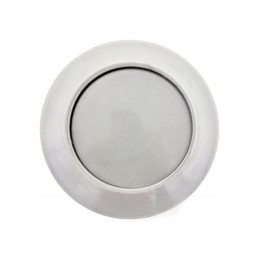 Button with rosette push lock button rosette ring