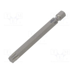 1 pcs x WIHA - 33929 - Screwdriver bit, Torx®, TX40, Overall len: 70mm, PROFESSIONAL