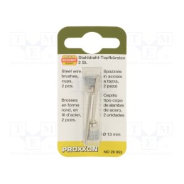 1 pcg x PROXXON - 28953 - Brush, 13mm, Ø: 2.35mm, 2pcs.
