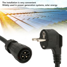 AC cable 10ft AC solar system power cord