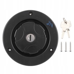 Water filler socket, camper trailer, 2 keys