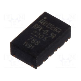 1 pcs x RECOM - RPX-0.5Q-CT - Converter: DC/DC, Uin: 4÷36V, Uout: 800mVDC÷34VDC, Iout: 500mA, SMD
