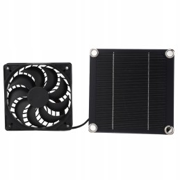 Silicon solar panel fan kit