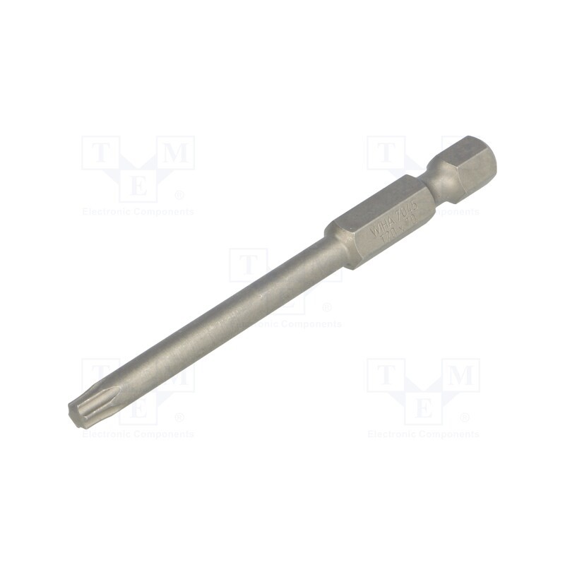 1 pcs x WIHA - 33715 - Screwdriver bit, Torx®, TX20, Overall len: 70mm, PROFESSIONAL