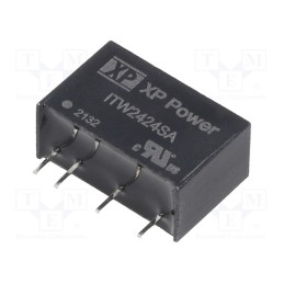1 pcs x XP POWER - ITW2424SA - Converter: DC/DC, 1W, Uin: 18÷36V, Uout: 24VDC, Iout: 42mA, SIP, THT