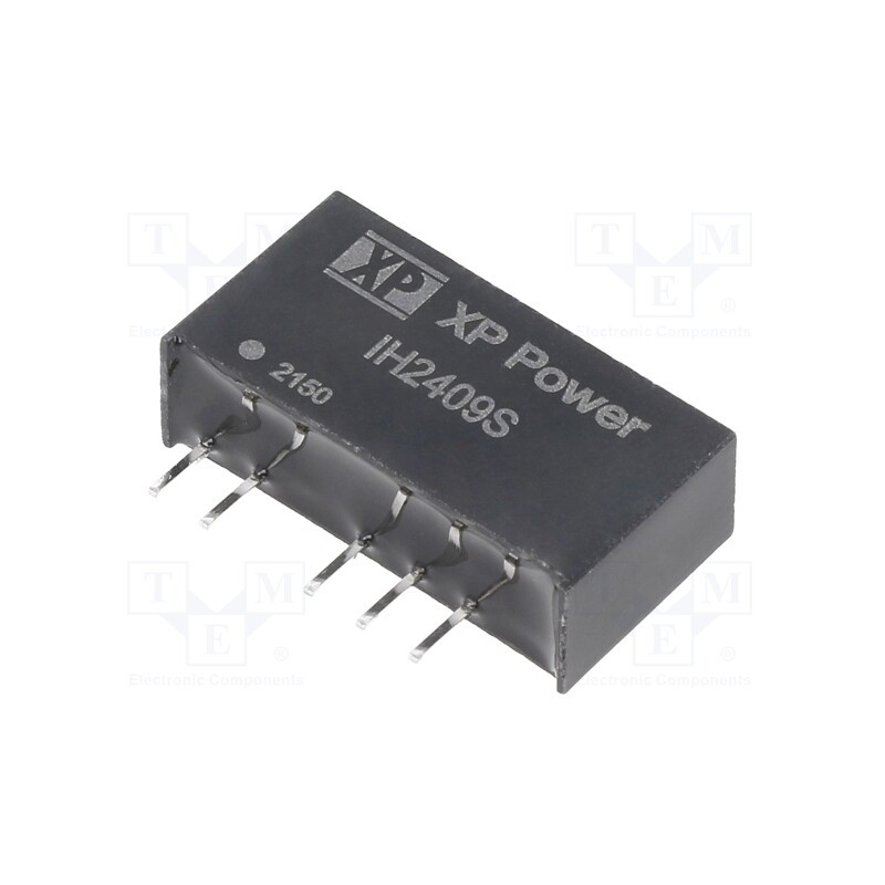 1 pcs x XP POWER - IH2409S - Converter: DC/DC, 2W, Uin: 24V, Uout: 9VDC, Uout2: -9VDC, Iout: 111mA